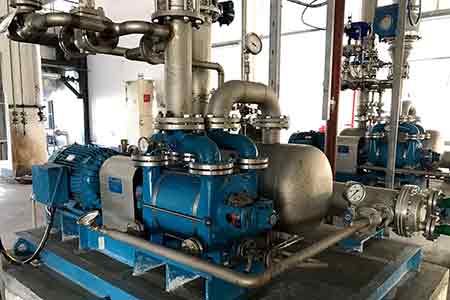 肯富來液環(huán)泵機(jī)組在珠海萬通特種工程塑料有限公司